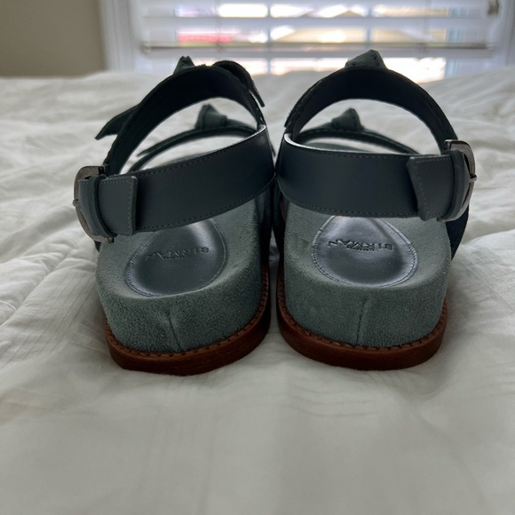 Alexandre Birman Light Blue Suede Sandals - Picture 4 of 5